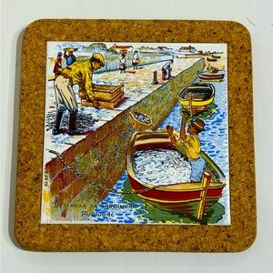 Reber Genuine Cork Tile Trivet Portugal